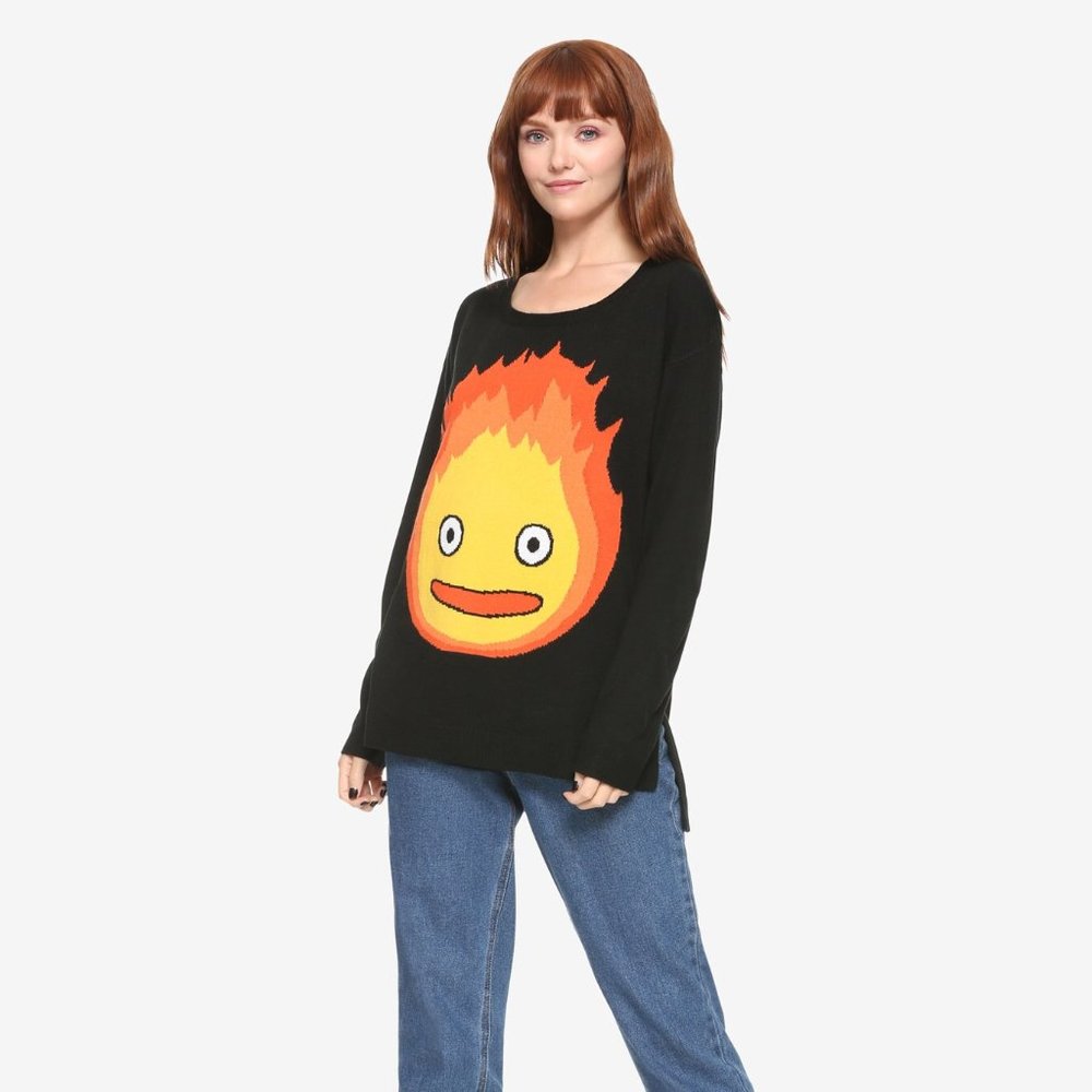 Howl's Moving castle Calcifer Sweater